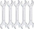 HARFINGTON 5pcs Double Open End Wrench 13mm x 16mm Metric 15 Degree Offset by HARFINGTON