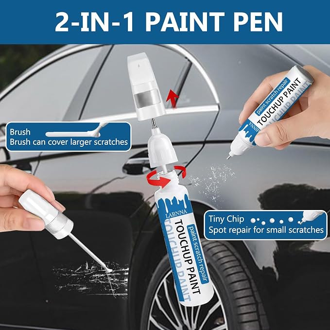 Red Hot Touch Up Paint for Chevrolet-Exact Match 2 in 1 touchup Paint Pen for - Image 3