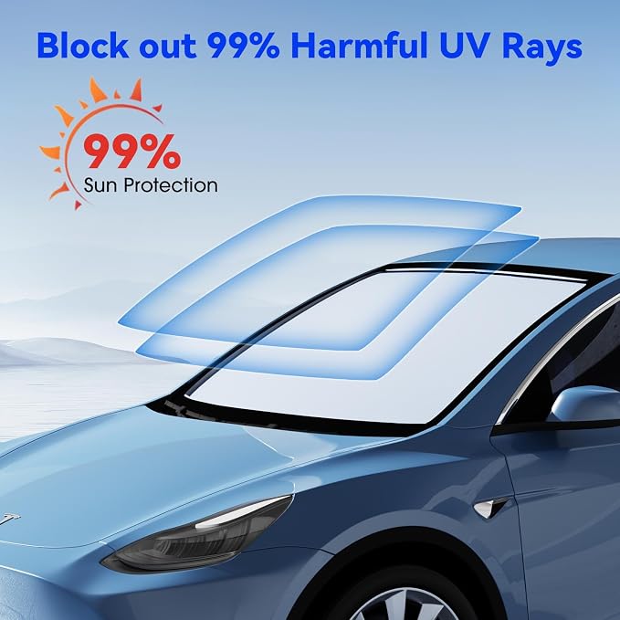 helloleiboo 5  Foldable Car Windshield Sun Shade Umbrella - Image 4