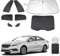 TINGLU Window Shades for Hyundai Sonata Sedan 2015 2016 2017 2018 2019 by TINGLU