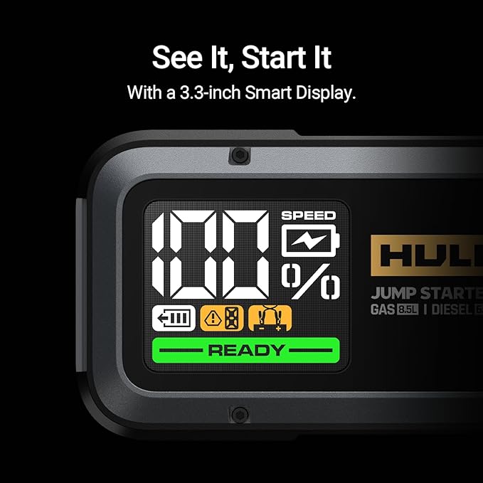 Hulkman Alpha85, Midnight Green, 2000A 74Wh Smart Jump Starter, 12V Portable - Image 4