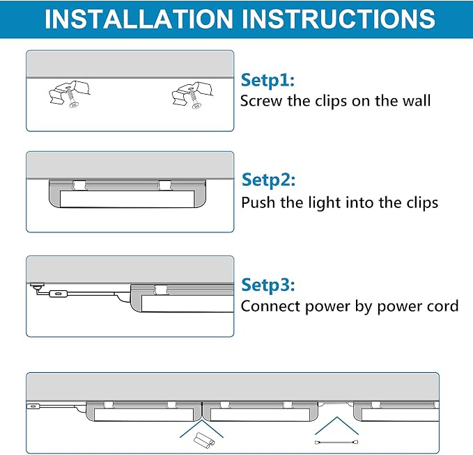 20 Pack, 8FT LED Shop Light Fixture, 144W 15500LM 6000K Cool White, High Output - Image 6