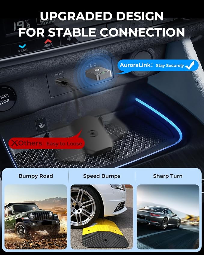 AuroraLink Wireless Carplay Adapter - Image 3