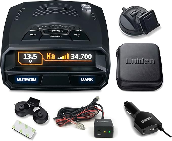 Bundle of Uniden R4w Extreme Long Range Laser/Radar Detector + Uniden Smart by Uniden