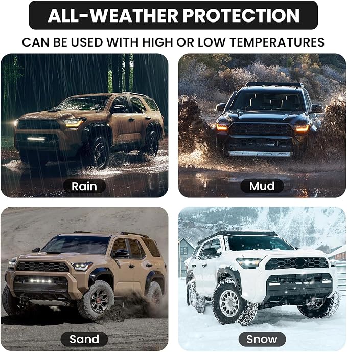 Floor Mats for 4Runner 2025, All Weather Floor Mats Floor Liners Compatible - Image 7