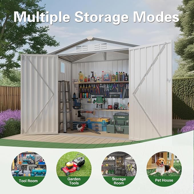 6X3.5 FT Outdoor Storage Shed - Image 7