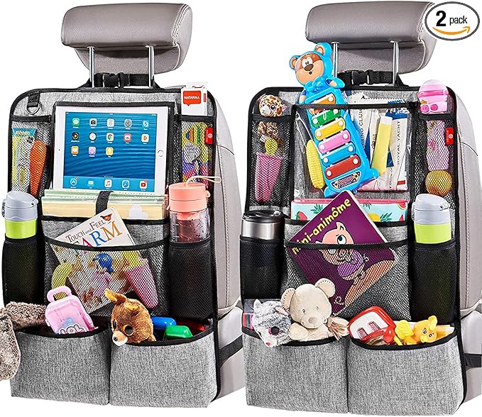 Helteko Backseat Car Organizer, Kick Mats Back Seat Protector by Helteko