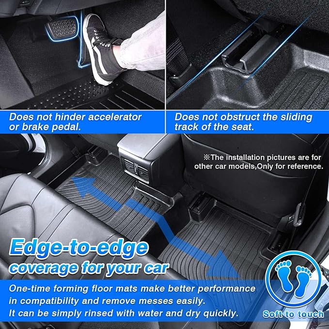Cartist Custom Fit for Floor Mats Ford Edge 2015-2024 & Ford Edge ST 2019-2024 - Image 4