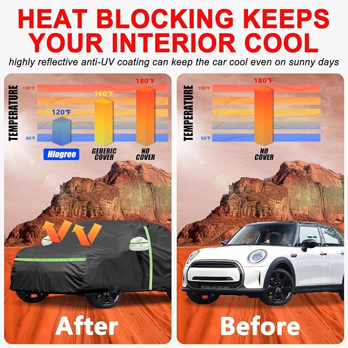Car Cover for 2014-2025 Mini Cooper/Cooper S/Hardtop/Clubman/Countryman 4 Door - Image 9