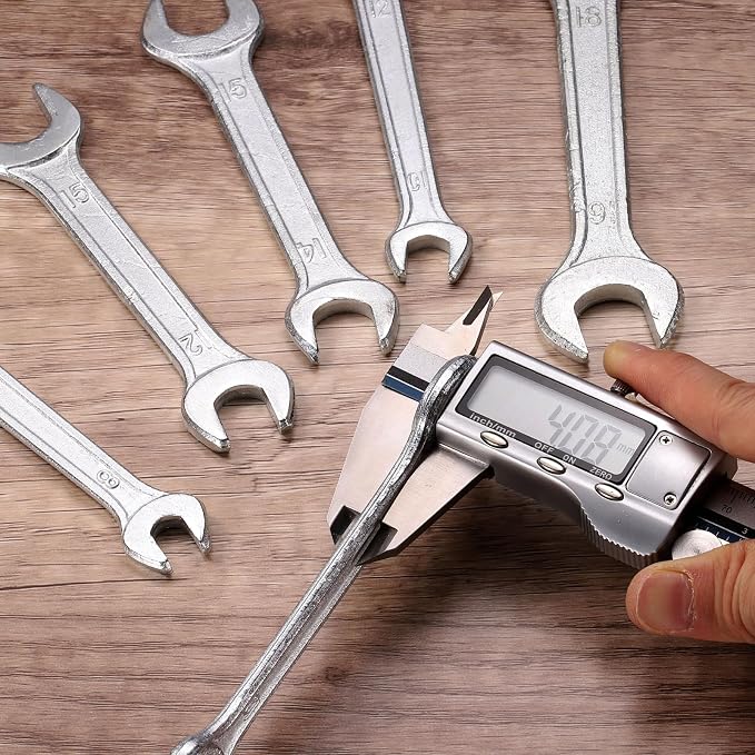 HARFINGTON Double Open End Wrench 11mm x 13mm Metric 15 Degree Offset Angle - Image 6