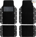 NBTEPEM Black Bling Car Floor Mats Full Set, Universal Fit Most Cars by NBTEPEM
