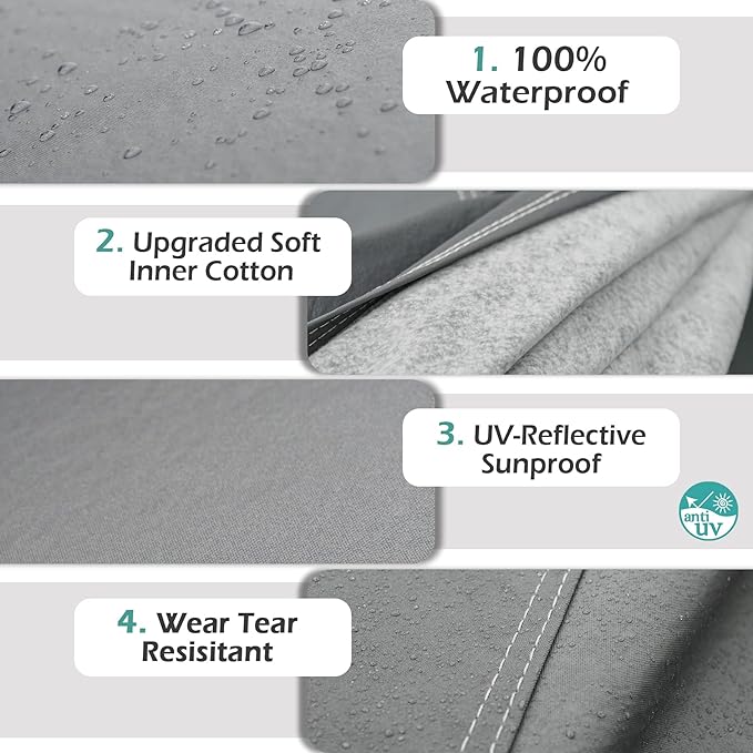 16 Layers Large Truck Cover Waterproof All Weater, Heavy Duty Pickup Truck Cover - Image 2