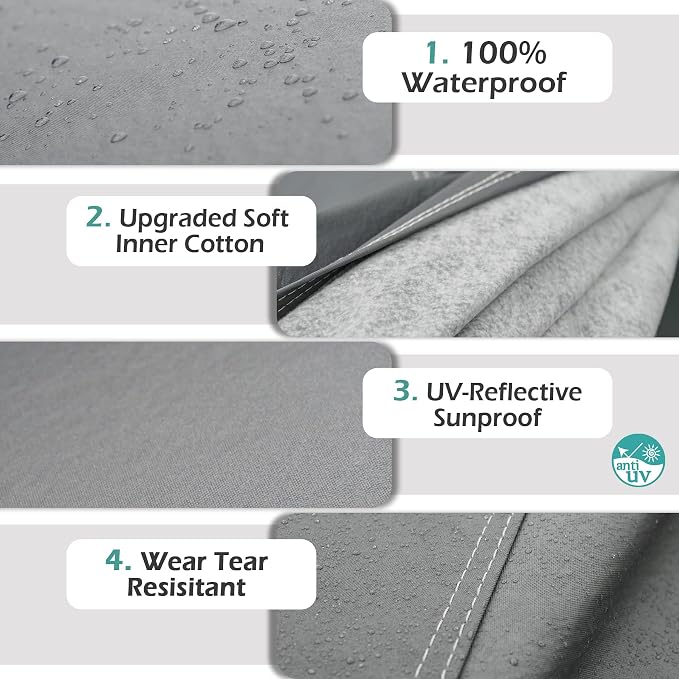 16 Layers Truck Cover Waterproof All Weater, Heavy Duty Outdoor Pickup Truck - Image 2