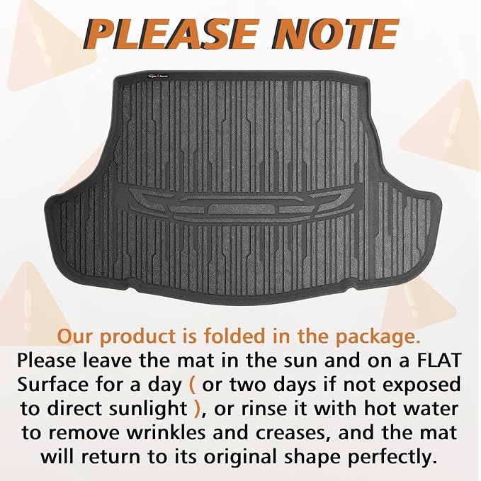 TripleAliner Trunk Floor Mat All Weather Liners Compatible - Image 3