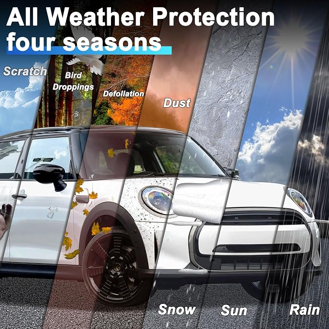 Car Cover for 2014-2025 Mini Cooper/Cooper S/Hardtop/Clubman/Countryman 4 Door - Image 6
