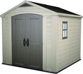 Keter Factor 8x8 Foot Large Resin Outdoor Shed by Keter