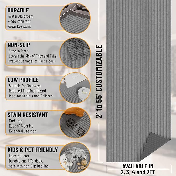 Ottomanson 2'7" x 32' Hallway Runner - Image 3