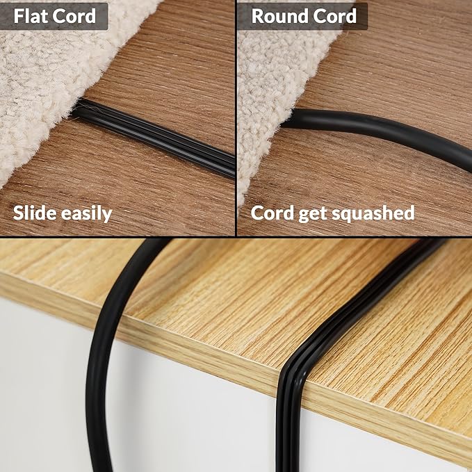 Elecan Flat Plug Extension Cord 50 Ft - Image 4