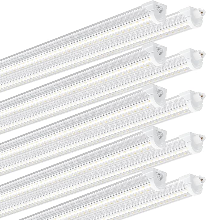 Ensenior 10 Pack 4 FT Led Shop Lights, 5000K Daylight, 5000LM Super Bright by Ensenior