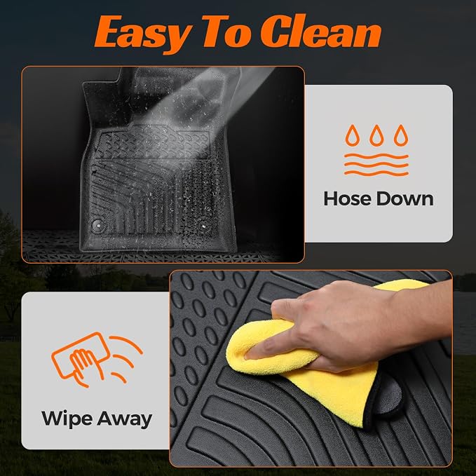 DrCarNow Floor Mats for Audi Q5/SQ5 2018-2025, All Weather Car Floor Mats for - Image 5