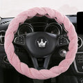 Luxury Fluffy Winter Car Steering Wheel Cover by HighnessHwoo