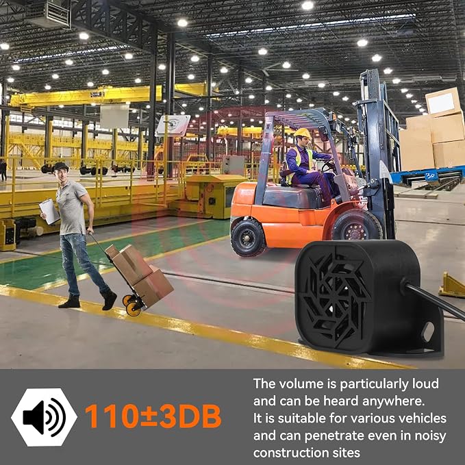 835 Back-up Alarm 12V-48V 110dB IP67 Waterproof Dust-Proof Reversing Warning - Image 6