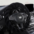 Luxury Fluffy Winter Car Steering Wheel Cover by HighnessHwoo