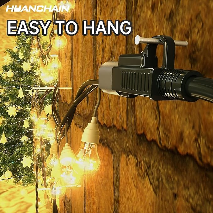 HUANCHAIN Black Outdoor Extension Cord 100 FT Waterproof, Flexible 16/3 Gauge - Image 4