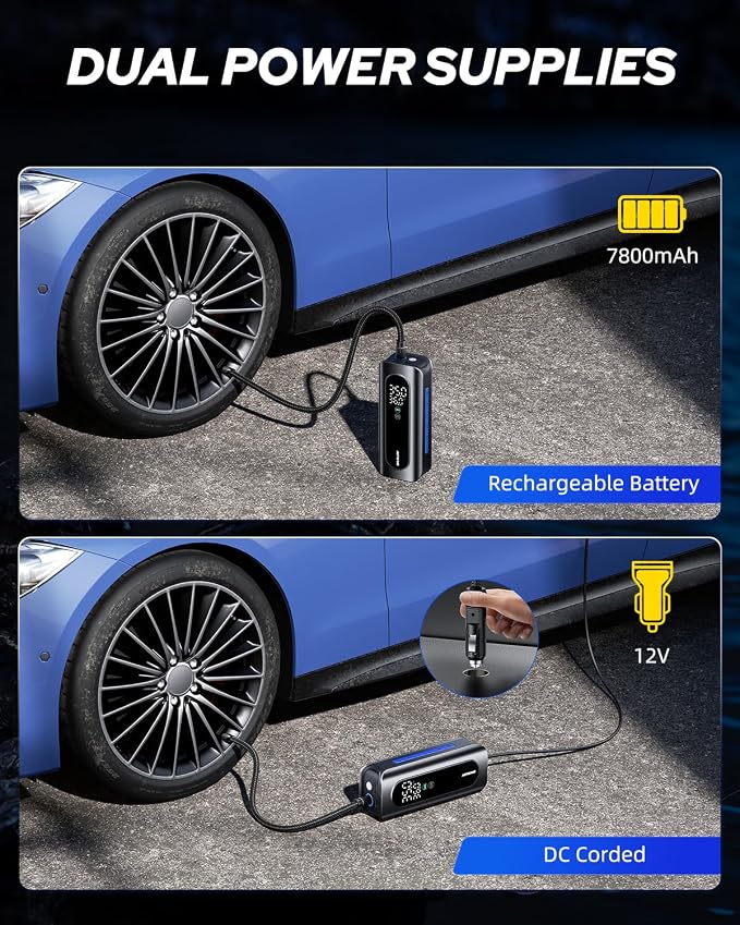 AUTOONE Tire Inflator Portable Air Compressor - Image 4