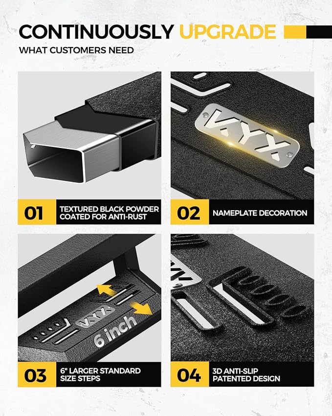 KYX Running Boards & Steps Nerf Bars Compatible - Image 5