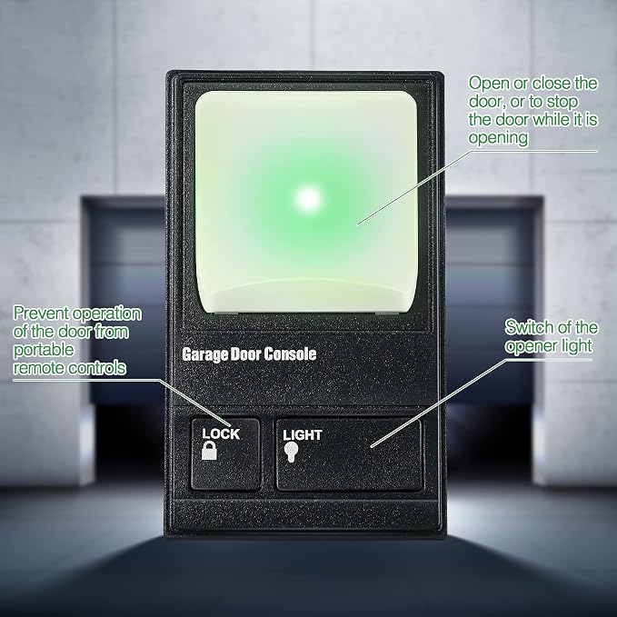 Multifunction Control Panel, Wired Replacement Panel Wall Keypad Button - Image 3