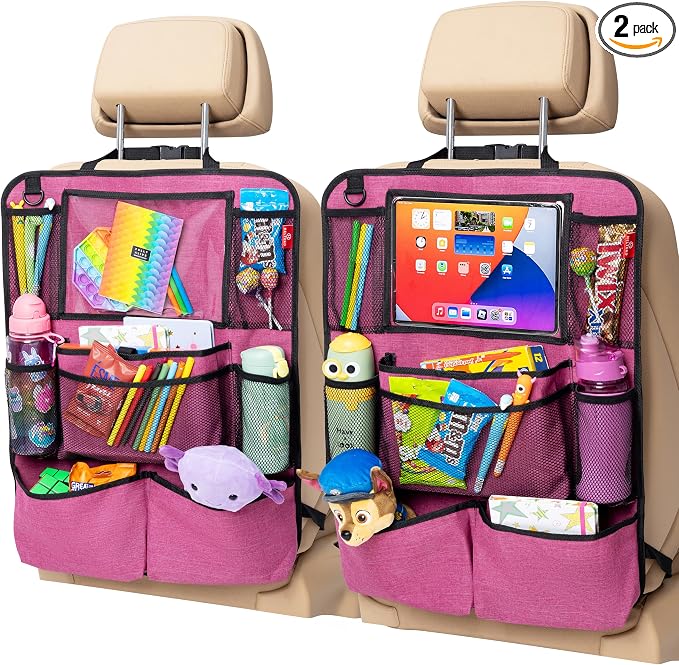 Helteko Backseat Car Organizer, Kick Mats Back Seat Protector by Helteko